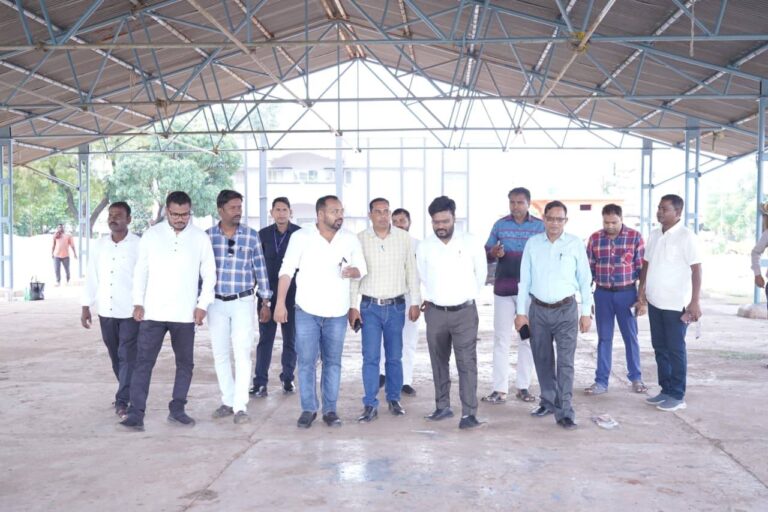 शिक्षक दिवस सम्मान समारोह की तैयारियों का निरीक्षण