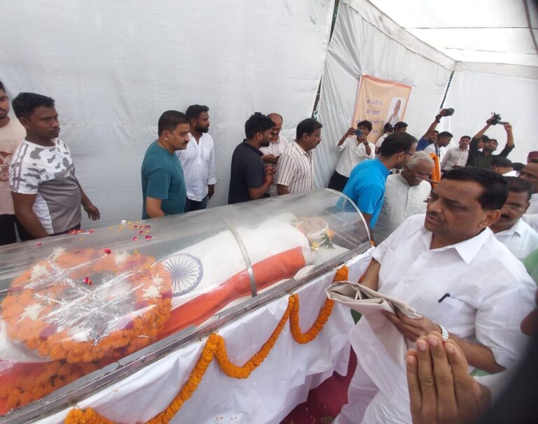 राष्ट्रीय स्वयंसेवक संघ, छत्तीसगढ़ के पूर्व प्रांत प्रचारक एवं वरिष्ठ स्वयंसेवक श्री शांताराम सर्राफ जी का स्वर्गवास