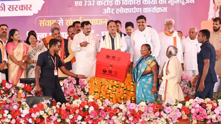 दुर्ग में सुशासन तिहार शिविर, CM साय ने जिले को दी 737 करोड़ के विकास कार्यों की सौगात
